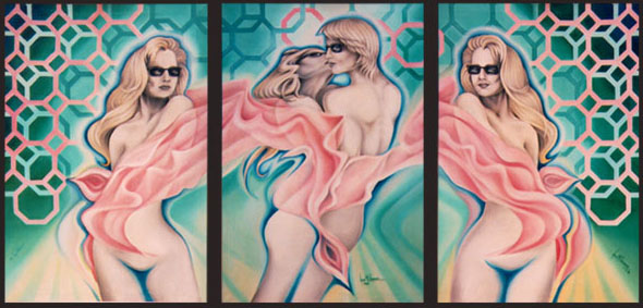 Venus, Oil on Canvas, triptych